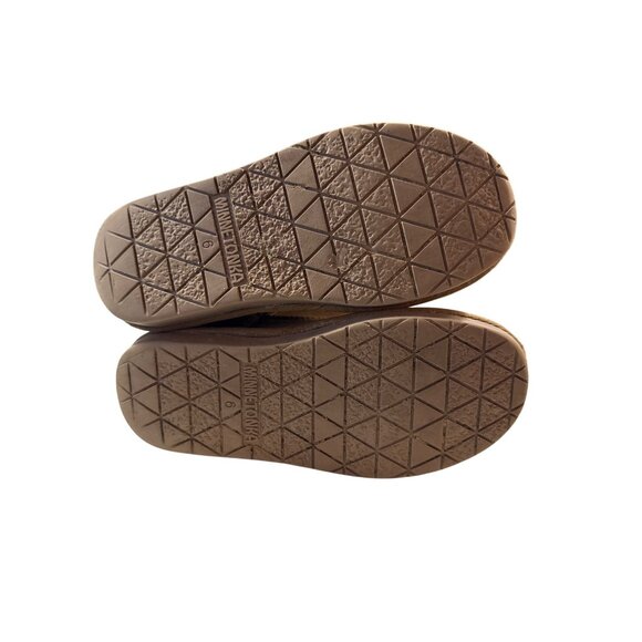 Minnetonka Women's Suede Shearling-Lined Boots Size 6 Brown - Picture 8 of 9